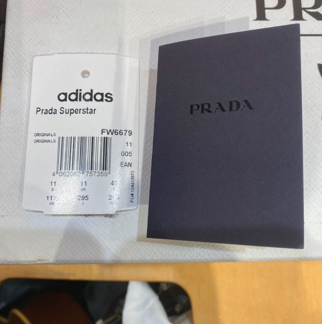 Prada Black Prada Adidas Superstars Size US 11 / EU 44 - 10 Thumbnail
