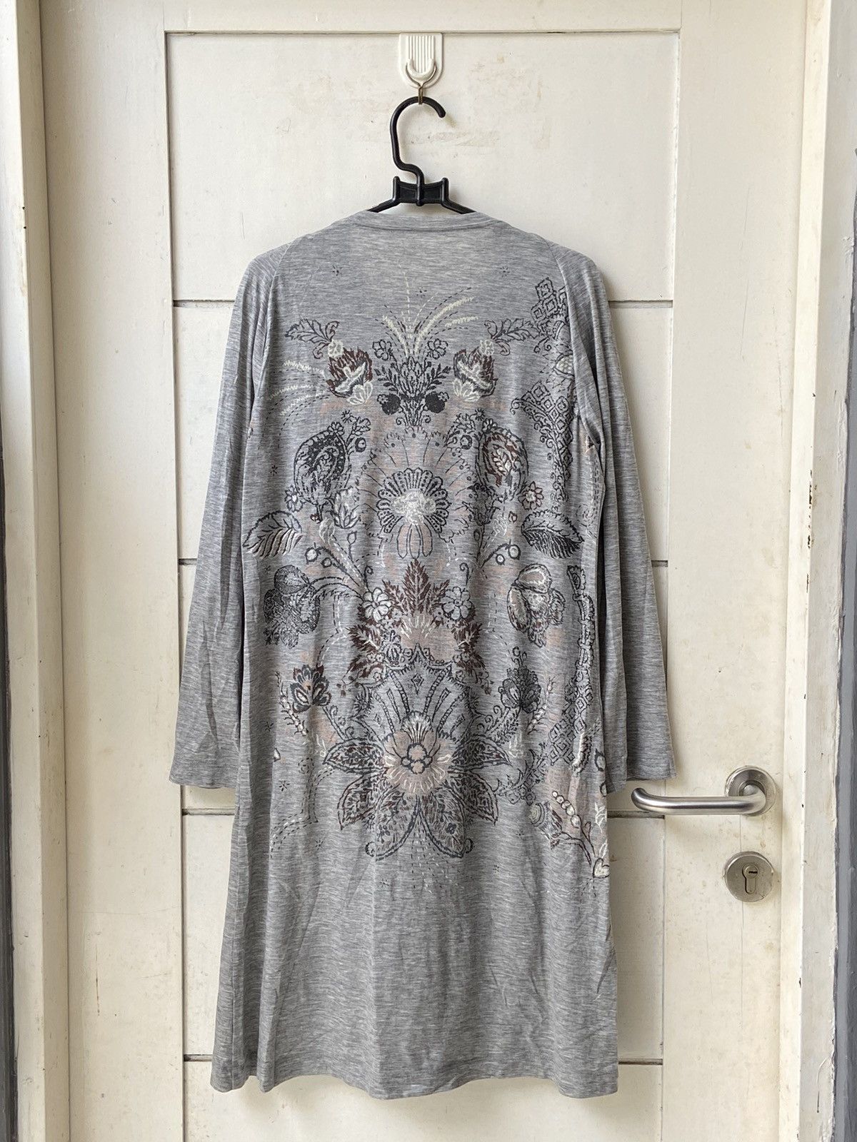 image of Issey Miyake Heart Haat Grey Fiber Stretch Dress, Women's (Size Small)
