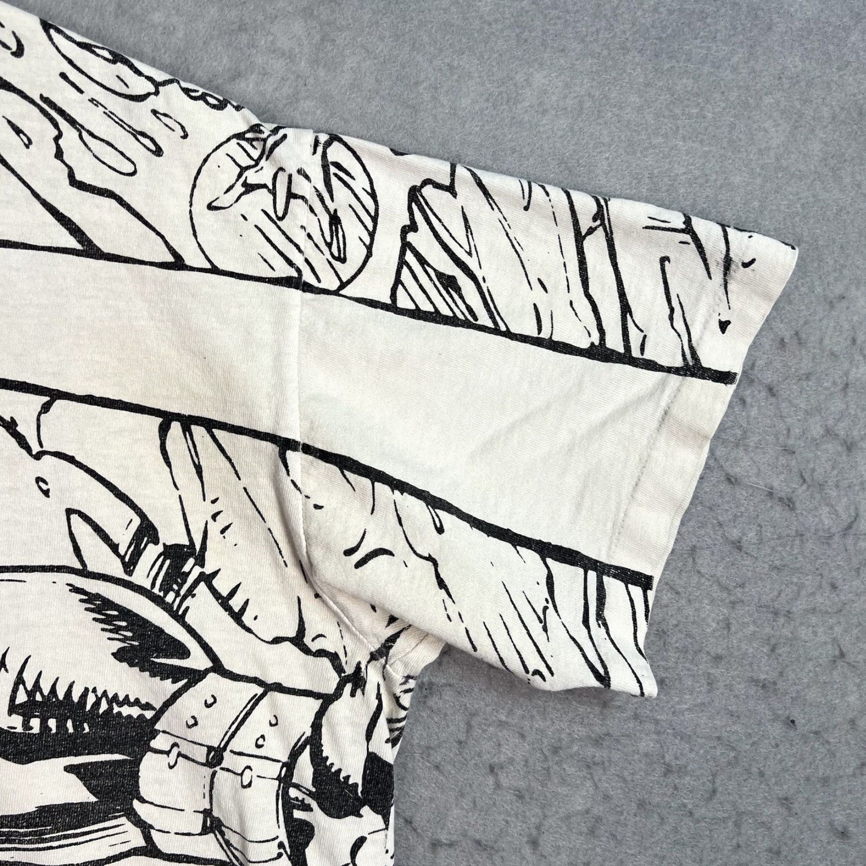 Vintage VINTAGE Marvel T-Shirt Mega Print Adult Mens Medium White Shirt Comics 90s Mens Size US M / EU 48-50 / 2 - 7 Thumbnail