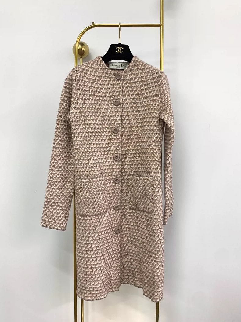Dior Dior Long knitted cardigan coat Size XS / US 0-2 / IT 36-38 - 1 Thumbnail