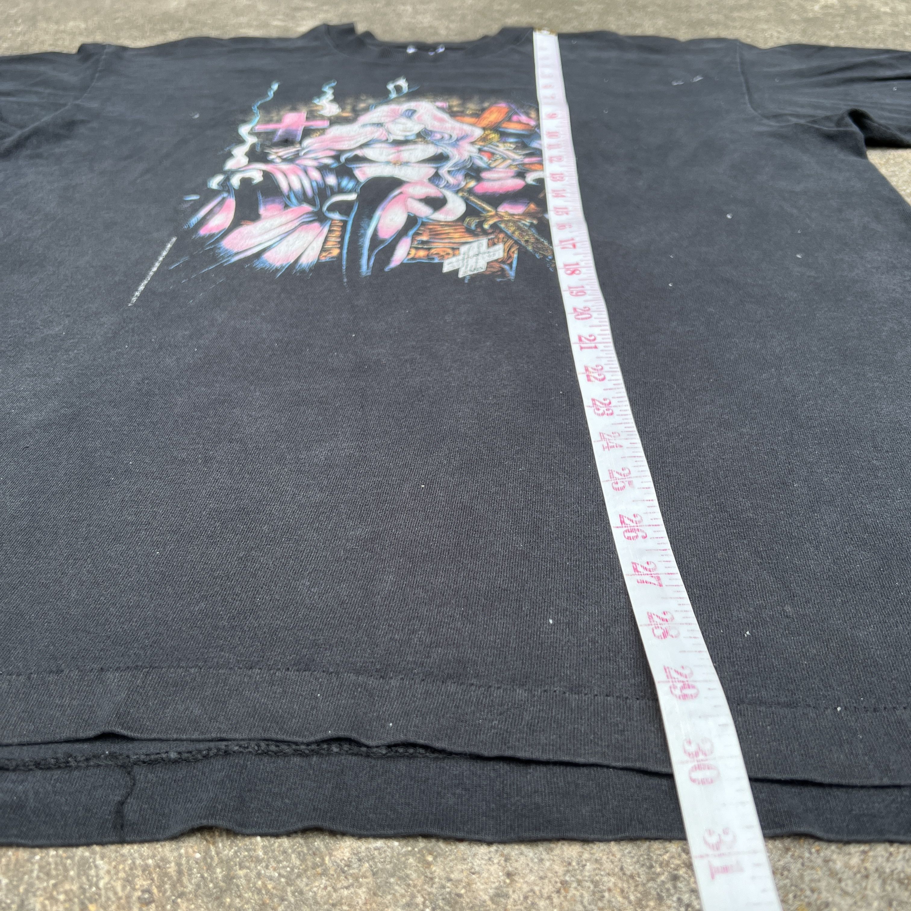 Marvel Comics × Vintage Vintage 1993 lady death Marvel Chaos! Comics Tee Faded Size US XL / EU 56 / 4 - 20 Thumbnail