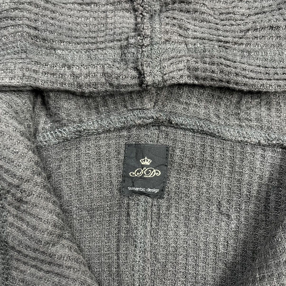 semanticdesign Semantic Design raw cut waffle zip hoodie Size US M / EU 48-50 / 2 - 6 Thumbnail