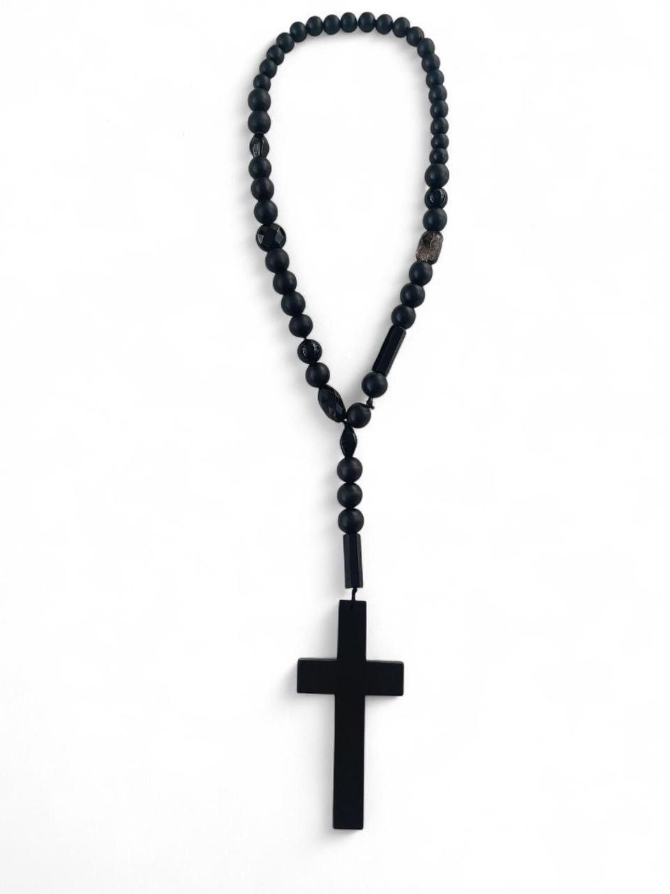 Number (N)ine Number (N)ine SS08 “Birds” Wooden Cross Necklace