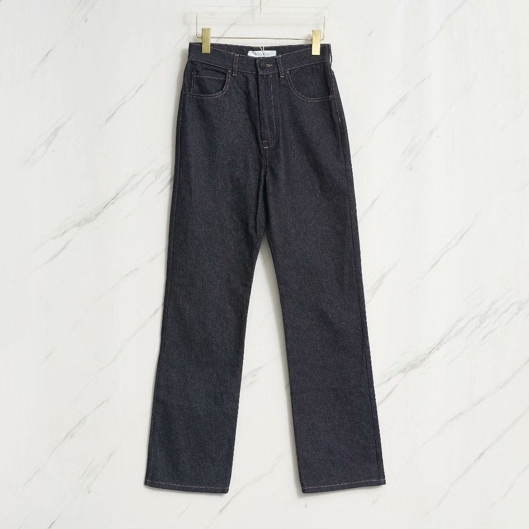 Max Mara Max Mara Women's Straight-Leg Jeans Size 38" / US 16 / IT 52 - 1 Thumbnail