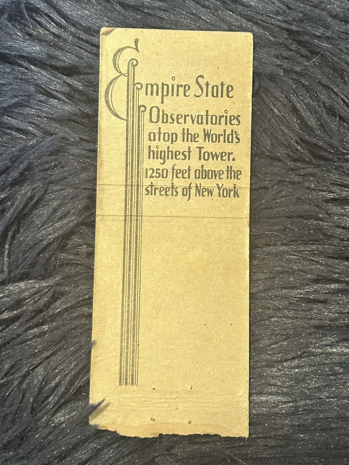 Handmade Handcrafted rare 1930s Empire State Bldg matchbook necklace Size ONE SIZE - 5 Thumbnail