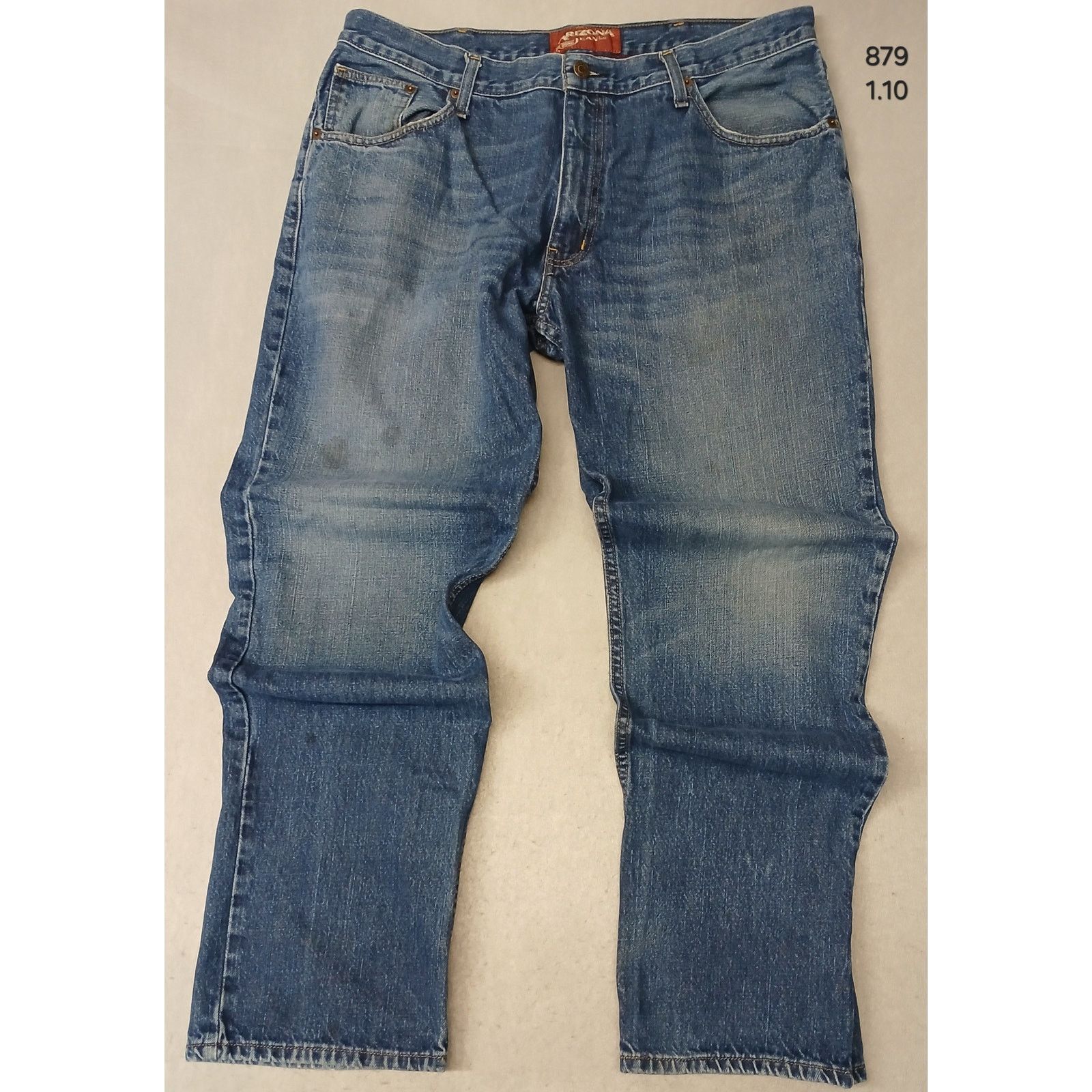 Arizona Jean Co. Arizona (38x32) Men's Straight Relaxed Blue Denim Jeans Size US 38 / EU 54 - 1 Thumbnail