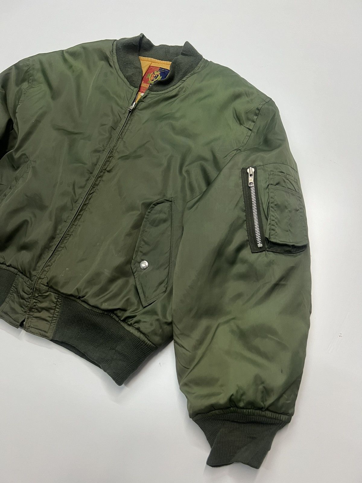 Japanese Brand BURGH SCOTT ATOMIC BOMBER JACKET Size US M / EU 48-50 / 2 - 4 Thumbnail