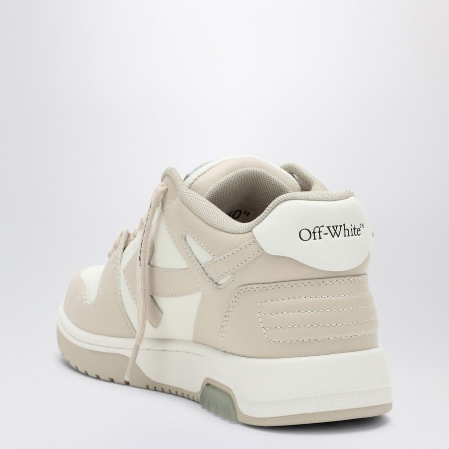 Off-White o1d2blof0924 Out Of Office Sneaker in White & Beige Size US 7.5 / IT 37.5 - 4 Thumbnail