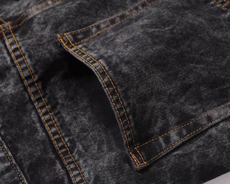 Japanese Brand × Jean Feet Detachable Embroidery Washed Jean Size US 31 - 10 Thumbnail