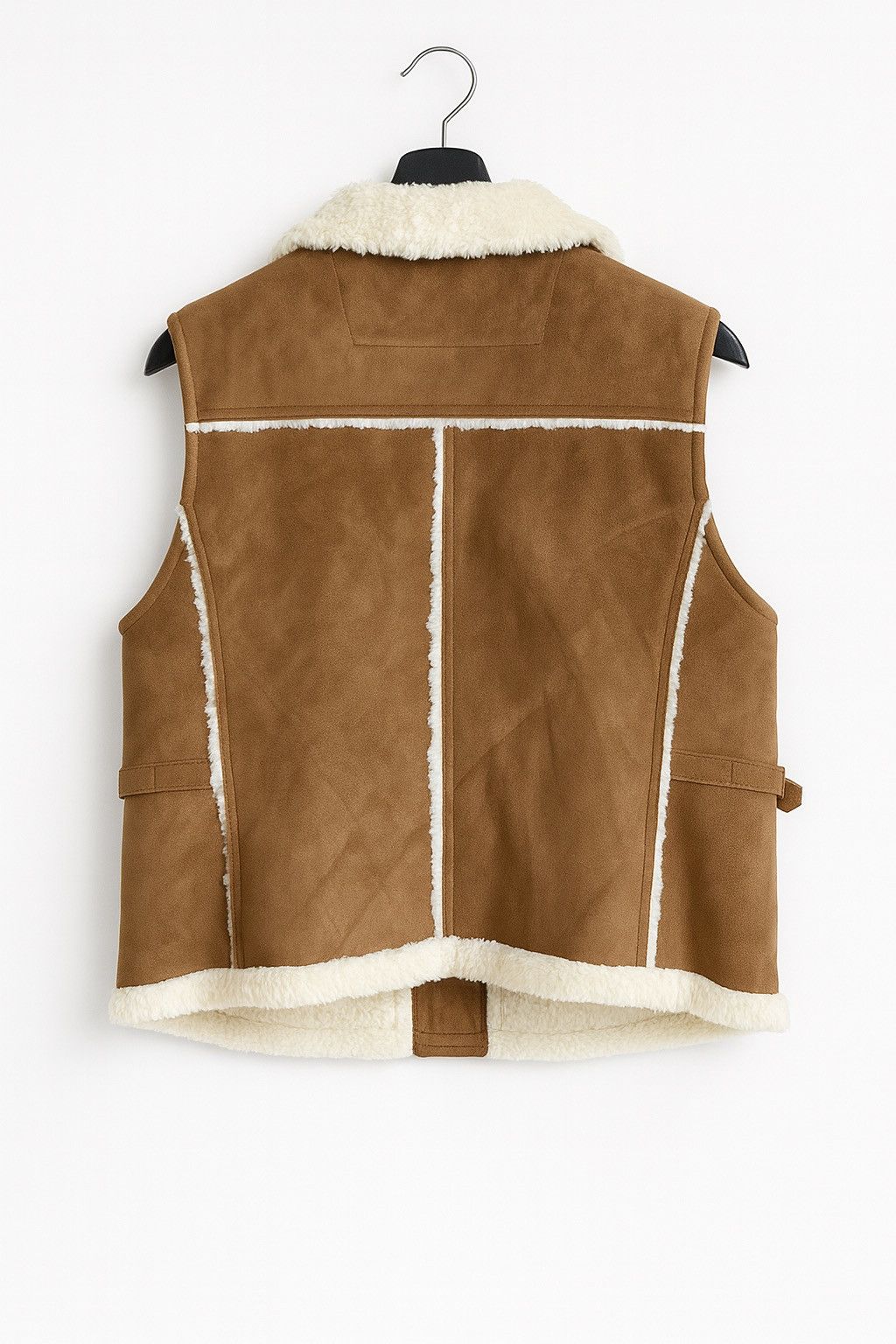 Comme Ca Ism Comme Ca Ism Faux Shearling Vest – Brown Sherpa Lined Size US M / EU 48-50 / 2 - 2 Thumbnail