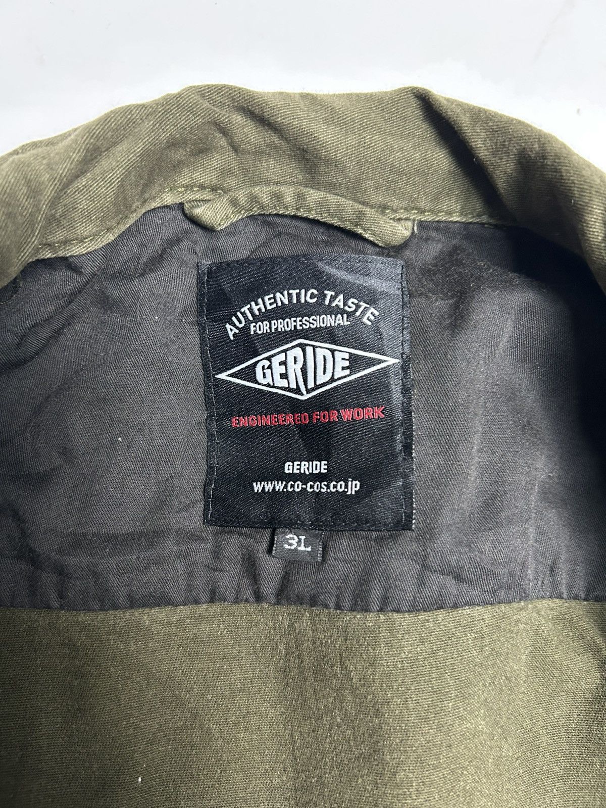 Japanese Brand GERIDE WORK ZIPPER JACKET Size US L / EU 52-54 / 3 - 5 Thumbnail