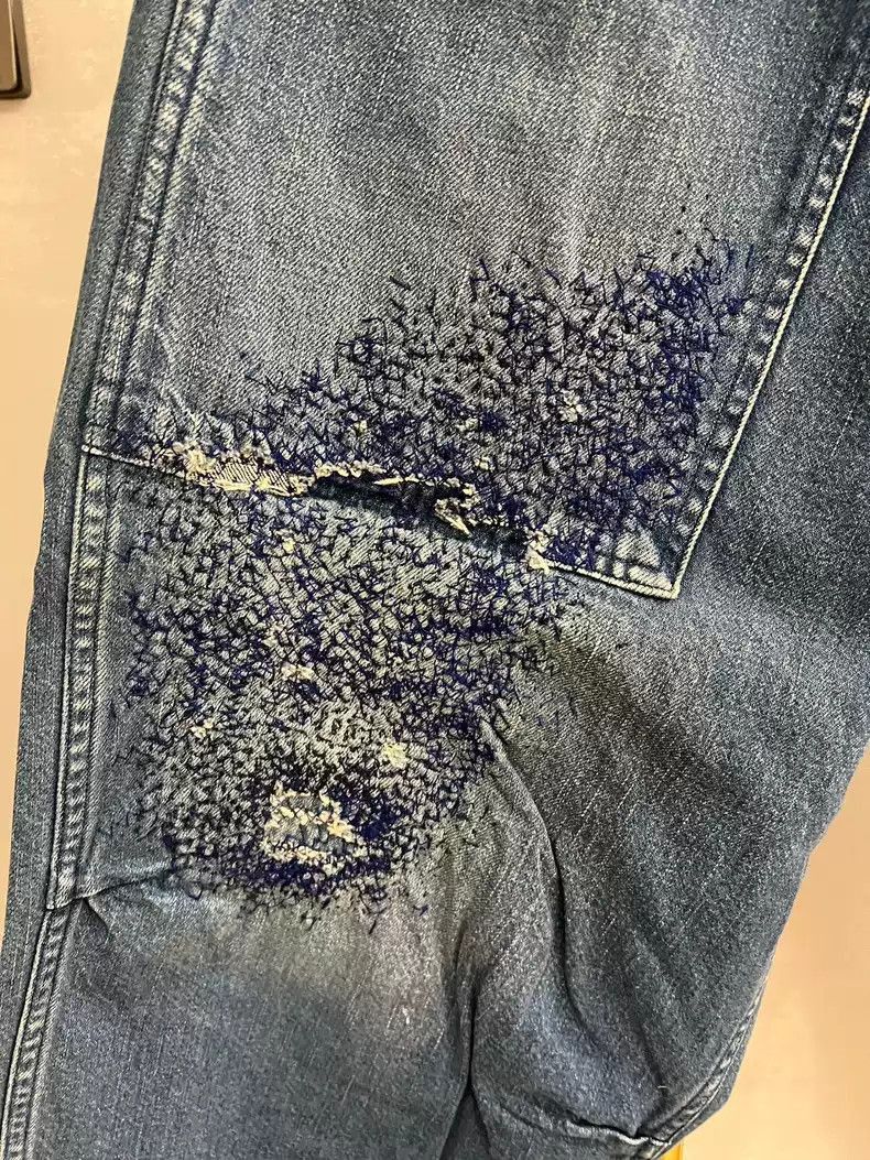 Kapital kapital Thorn jeans with wide legs -2507 Size US 34 / EU 50 - 3 Thumbnail