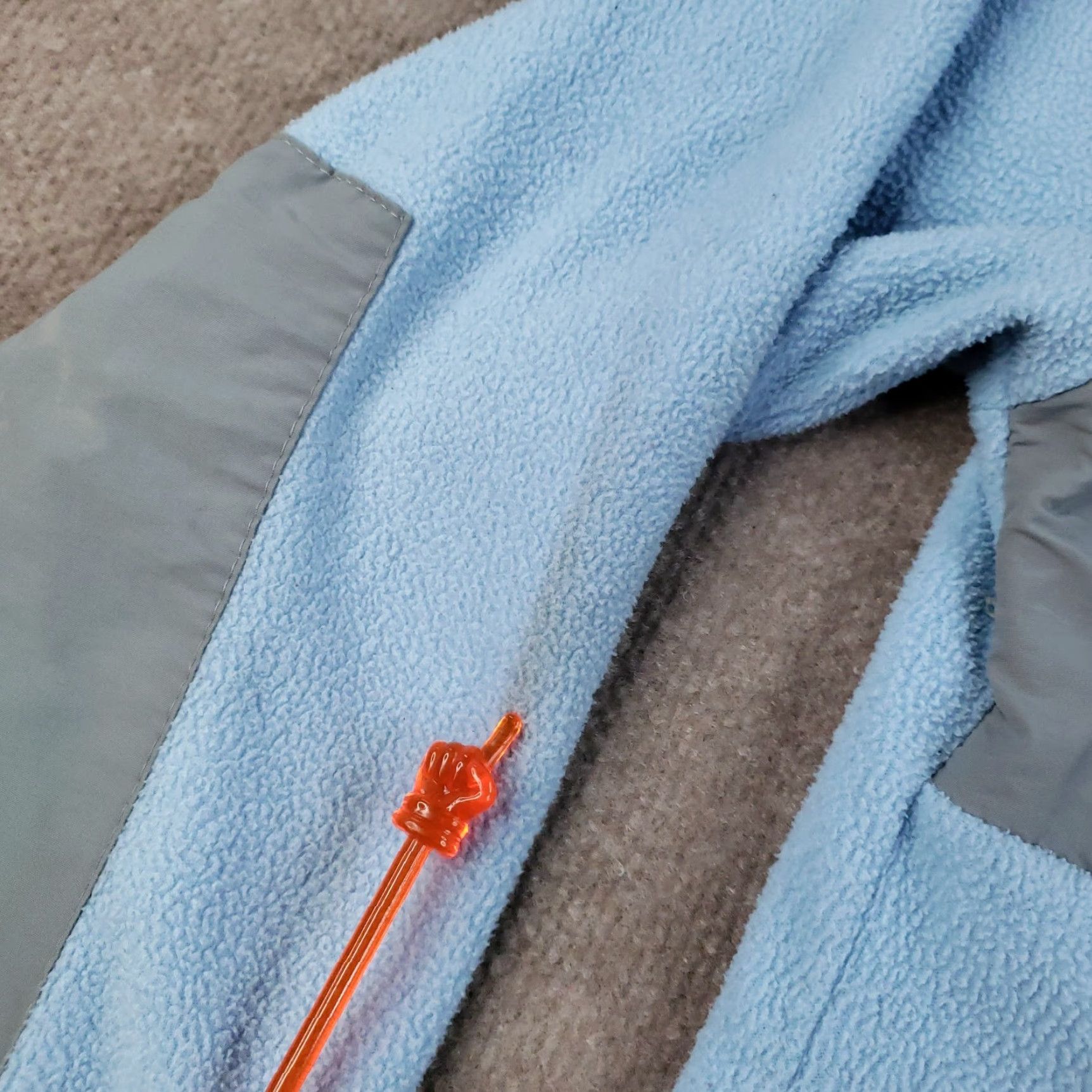 The North Face VINTAGE The North Face Denali Jacket Womens Small Blue Gray Full Zip Mock Neck Fleece Zz Size S / US 4 / IT 40 - 6 Thumbnail