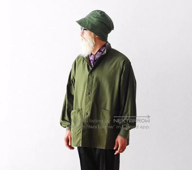 Needles Needles Water-washable military green collar jacket Size US S / EU 44-46 / 1 - 2 Thumbnail