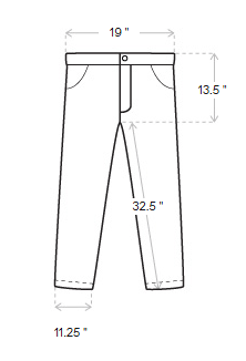 032c Blue "Goya" Wide Leg Jeans Size US 36 / EU 52 - 4 Thumbnail