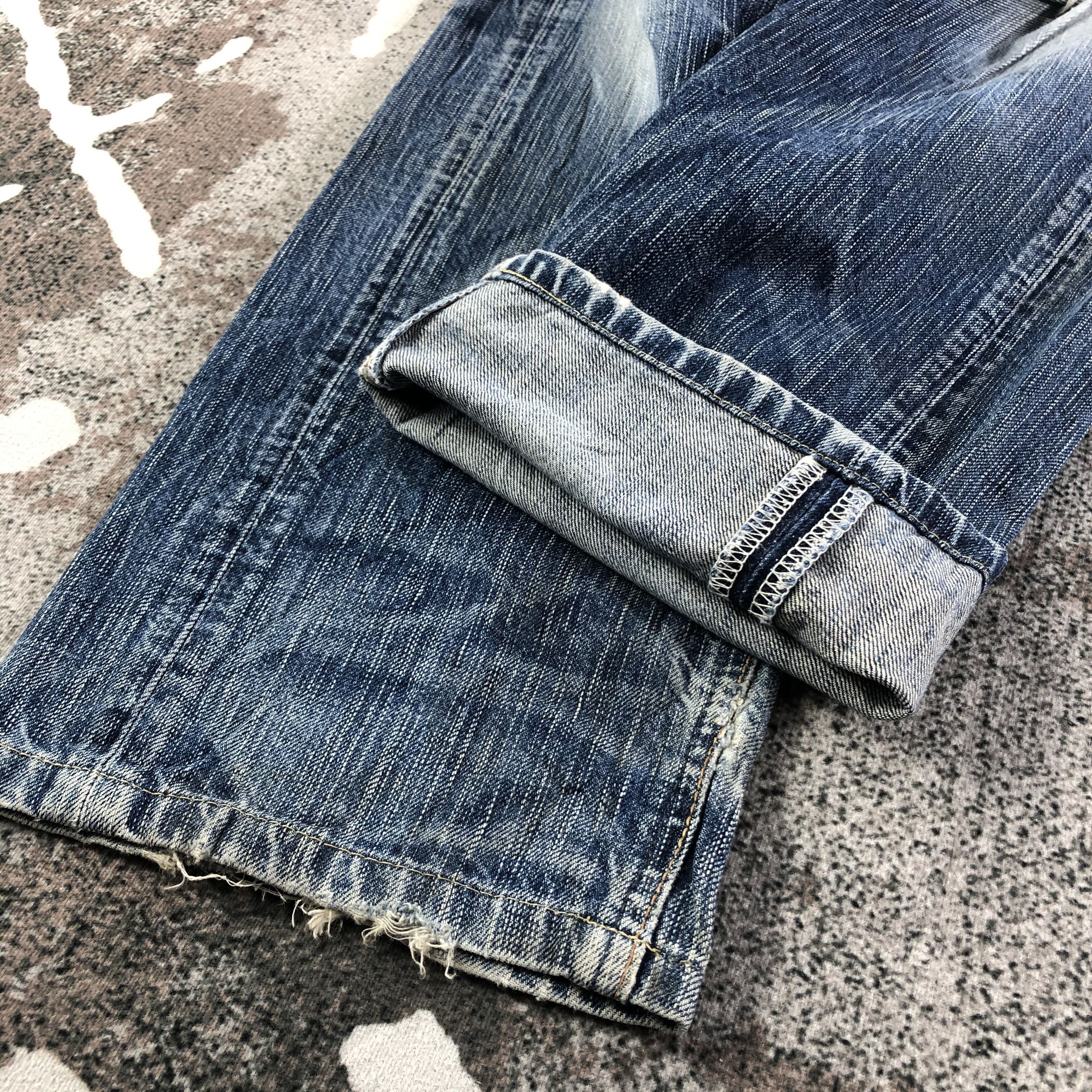 Edwin Edwin Blue Trip Jeans Distressed Denim KJ1492 Size US 32 / EU 48 - 7 Thumbnail