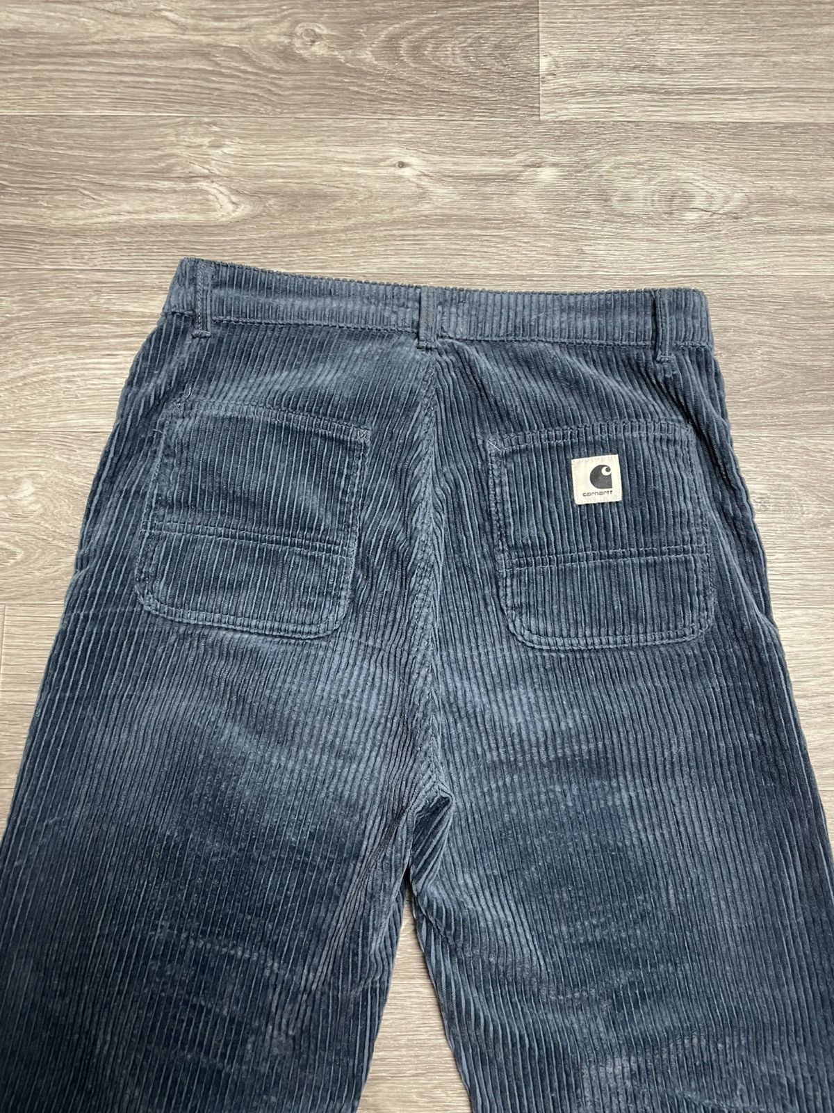 Carhartt Wip Carhartt WIP Blue Velvet Corduroy Loose Fit Pants Y2K Size US 30 / EU 46 - 12 Thumbnail