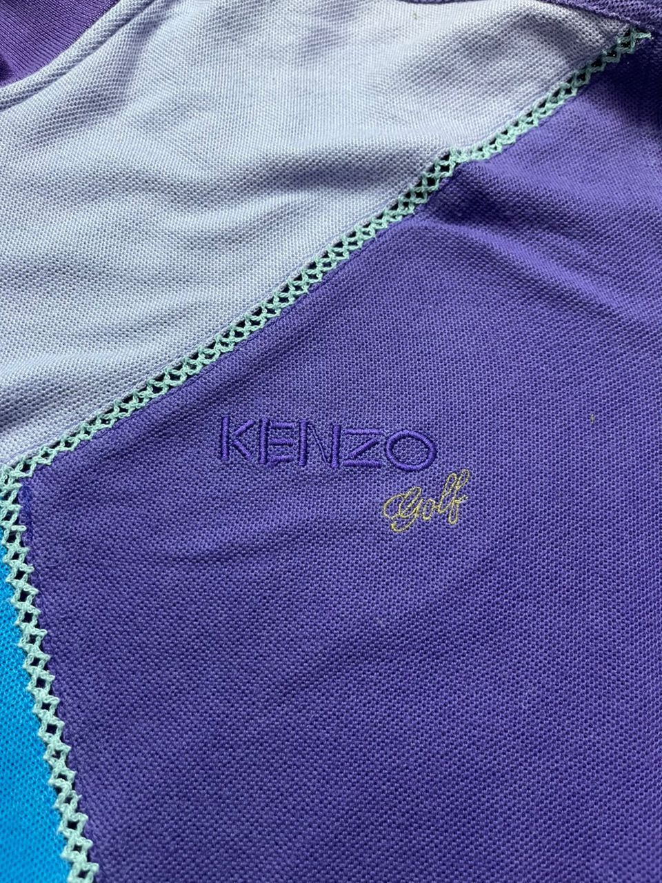 Kenzo Kenzo Golf Color Block Polo T-Shirt Size US L / EU 52-54 / 3 - 3 Thumbnail