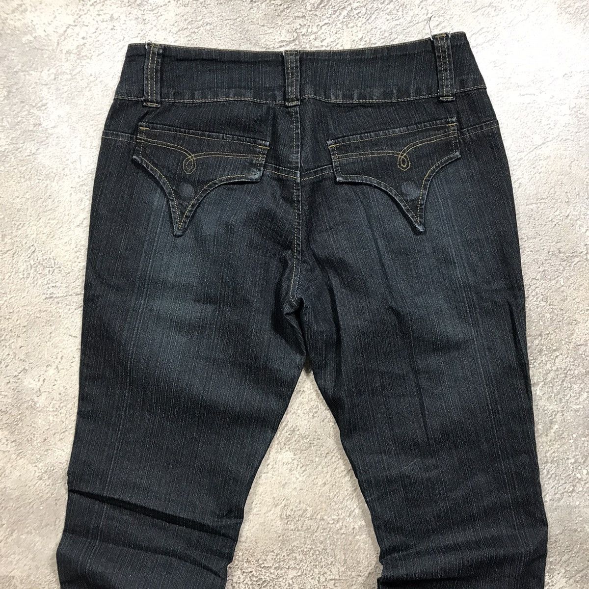 Vintage Vintage 90s Baggy Wide Leg Distressed Jeans Grunge Y2K 27 Size 27" / US 4 / IT 40 - 5 Thumbnail