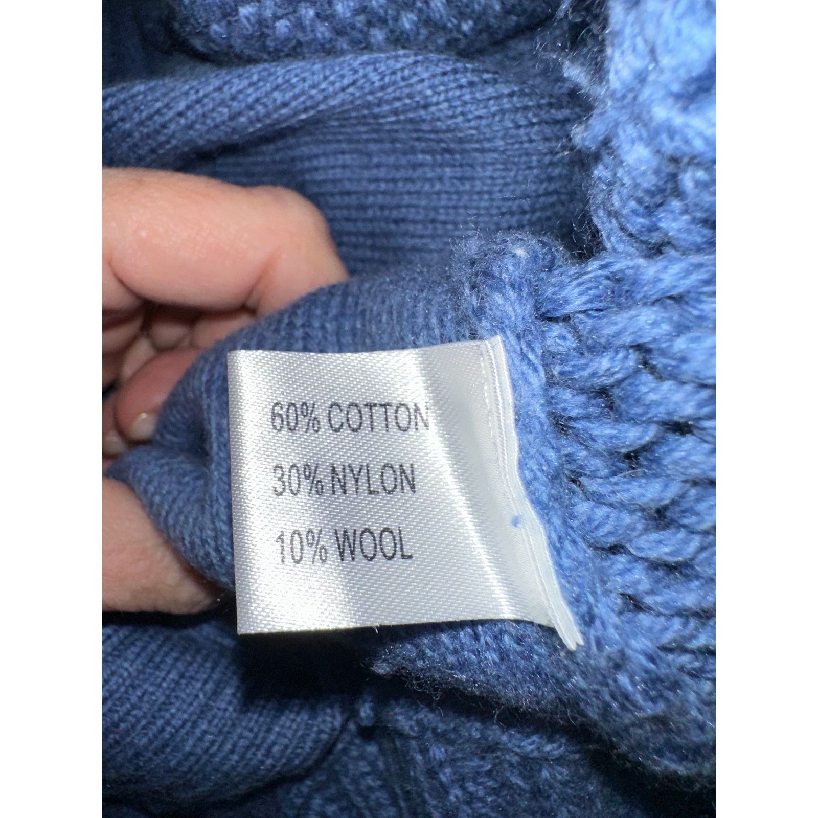 Other NEW SUPER SOFT CULLEN BLUE CABLED TURTLENECK SWEATER XS Size XS / US 0-2 / IT 36-38 - 6 Thumbnail