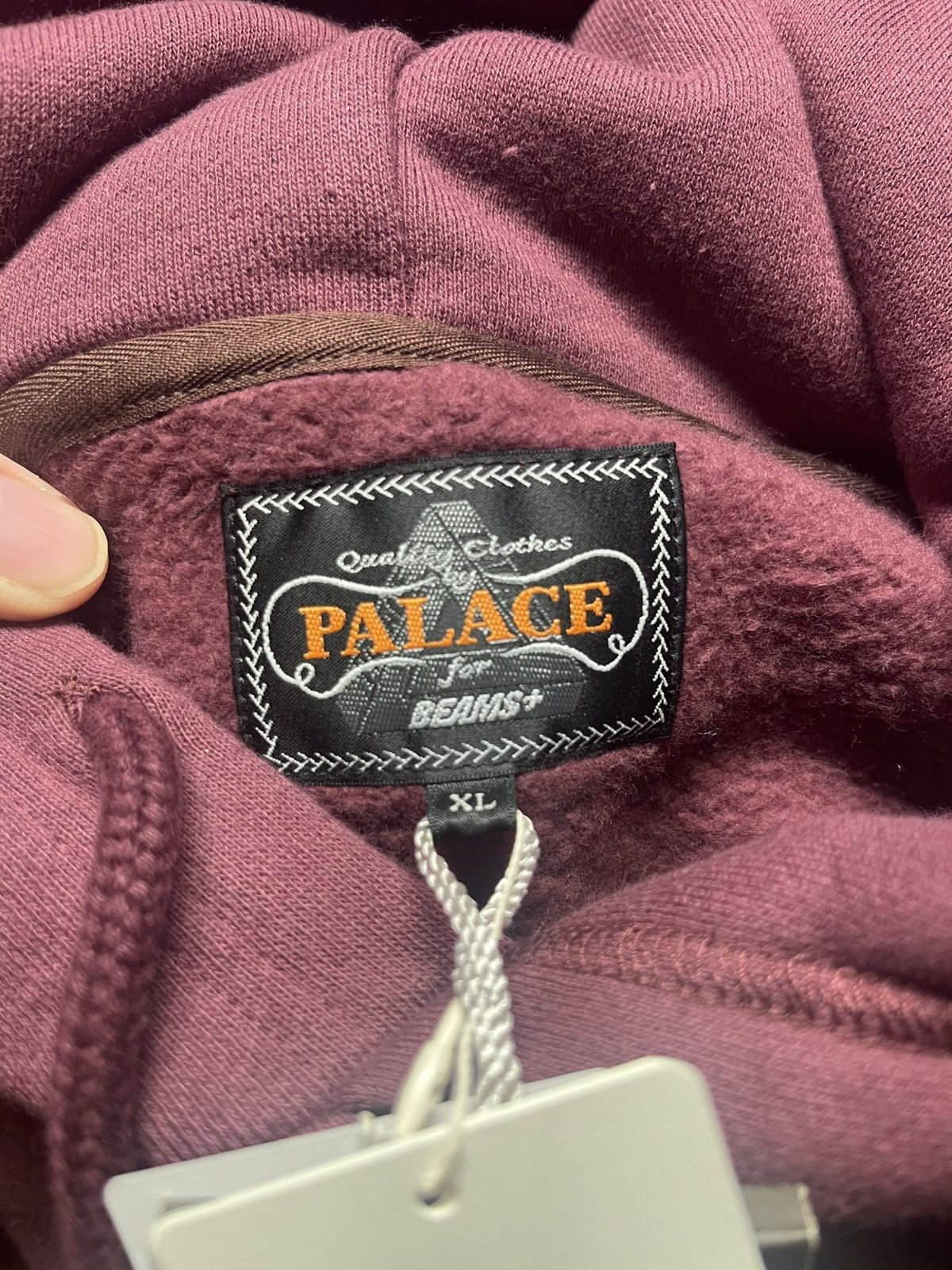 Beams Plus × Palace Palace x Beams Plus Hoodie in Windsor Wine Size US XL / EU 56 / 4 - 8 Thumbnail