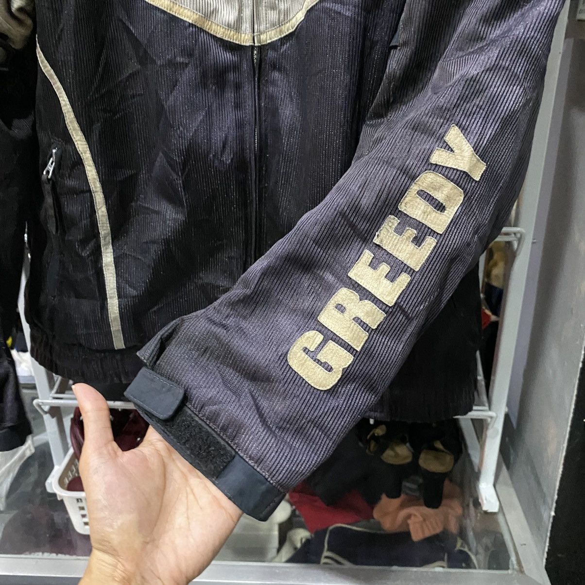 Greedy Genius 🔥Vintage Greedy Bike Jackets Size US L / EU 52-54 / 3 - 7 Thumbnail