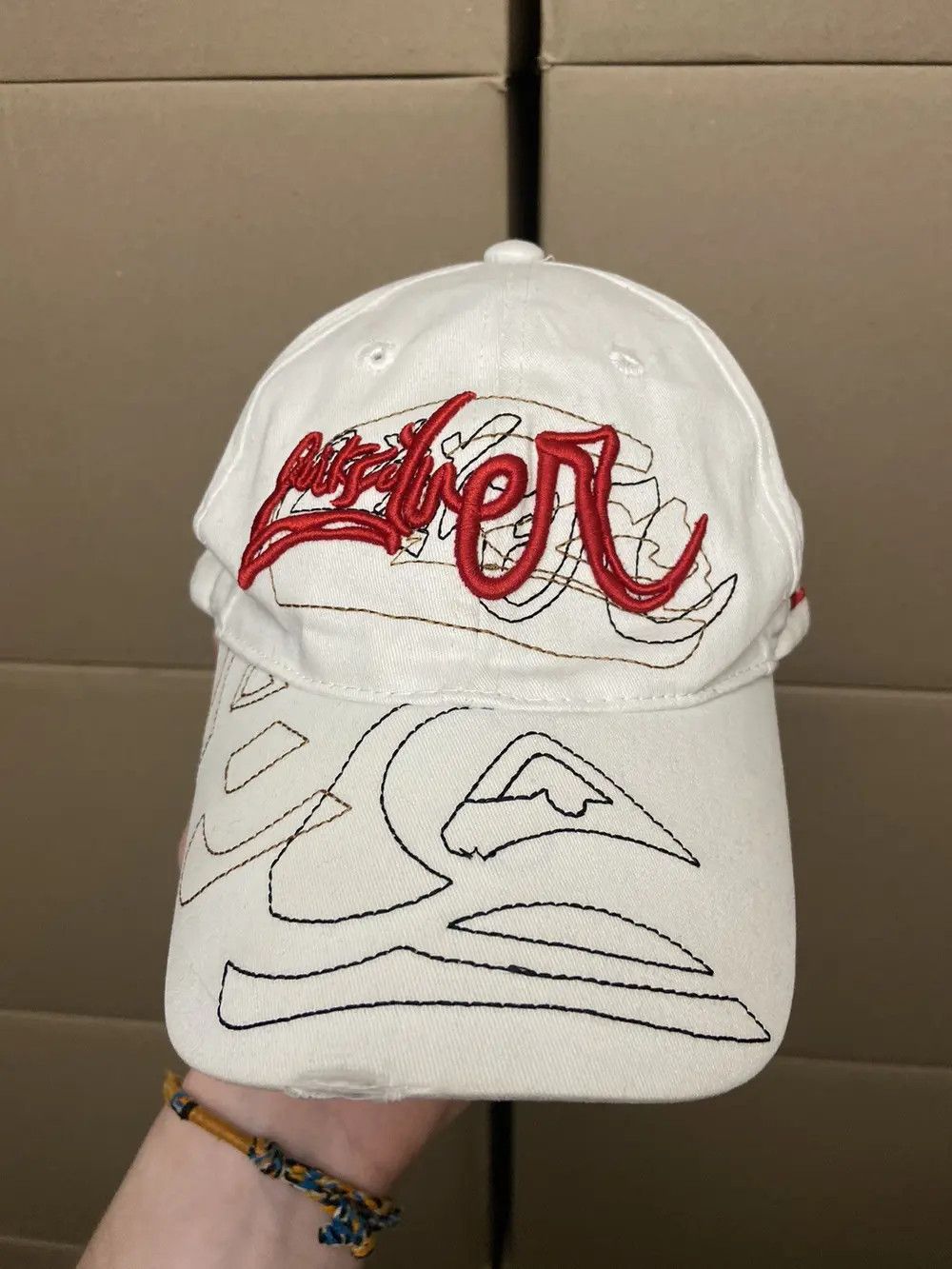 Quiksilver CRAZY VINTAGE QUIKSILVER Y2K CAP HAT SURF SKATE STREETWEAR Size ONE SIZE - 7 Thumbnail