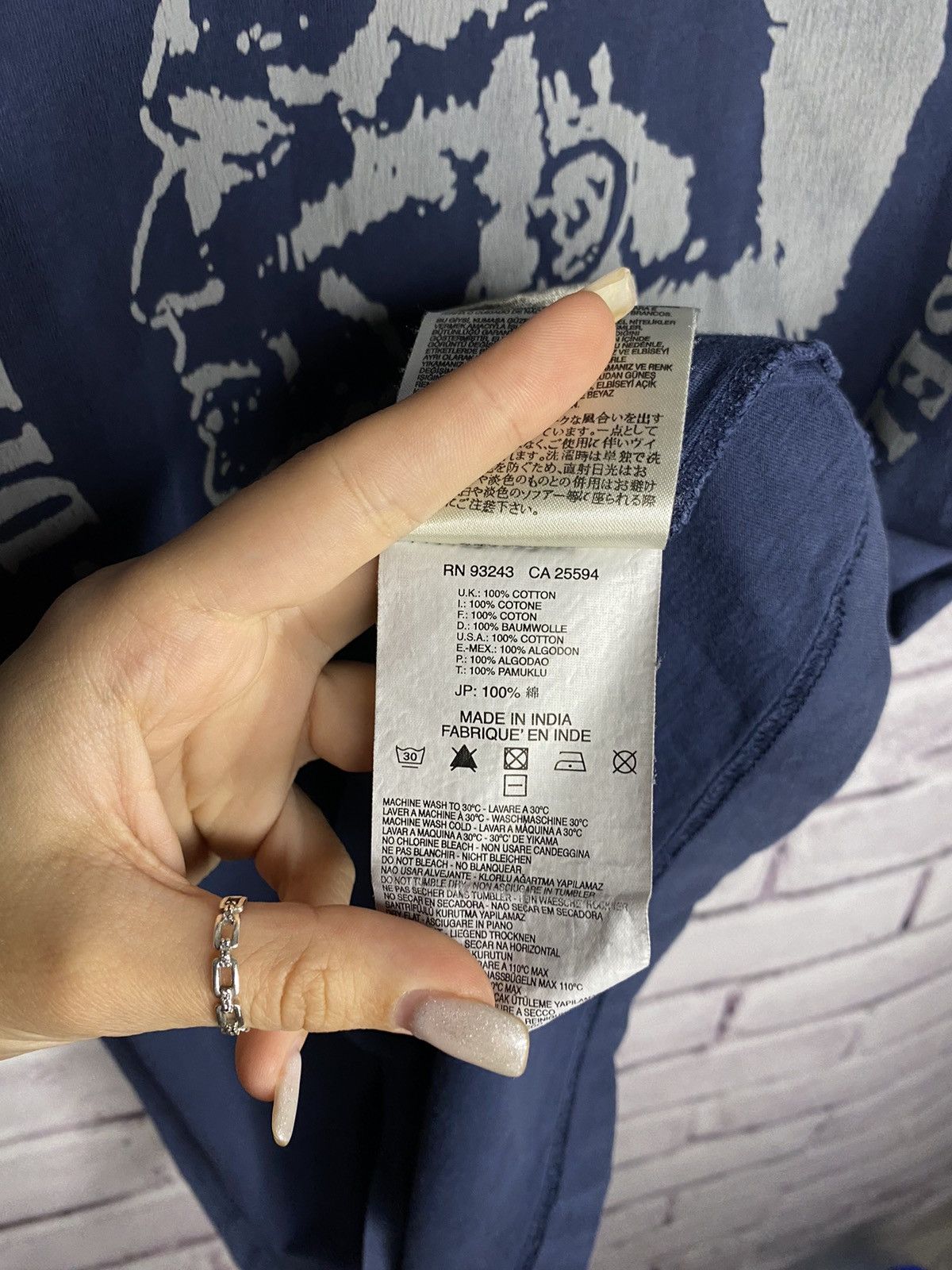 Diesel Men's T-shirt Diesel overprint logo tee streetwear luxury Size US S / EU 44-46 / 1 - 10 Thumbnail