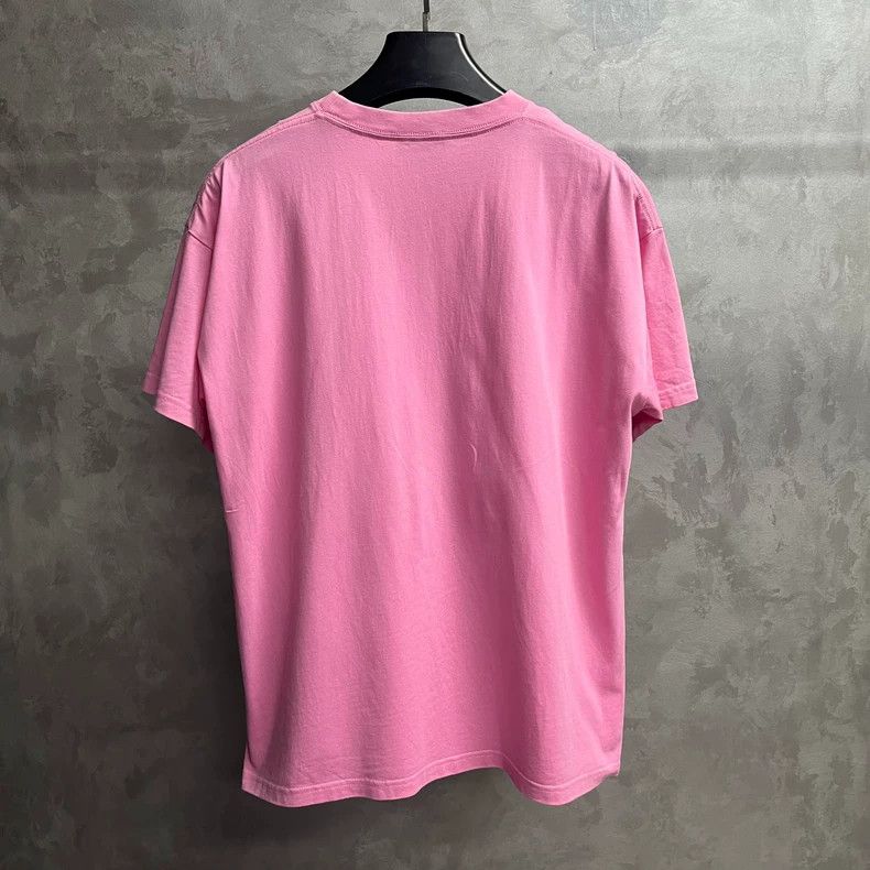 Balenciaga Balenciaga Pink vintage embroidered logo short sleeve Size US M / EU 48-50 / 2 - 5 Thumbnail