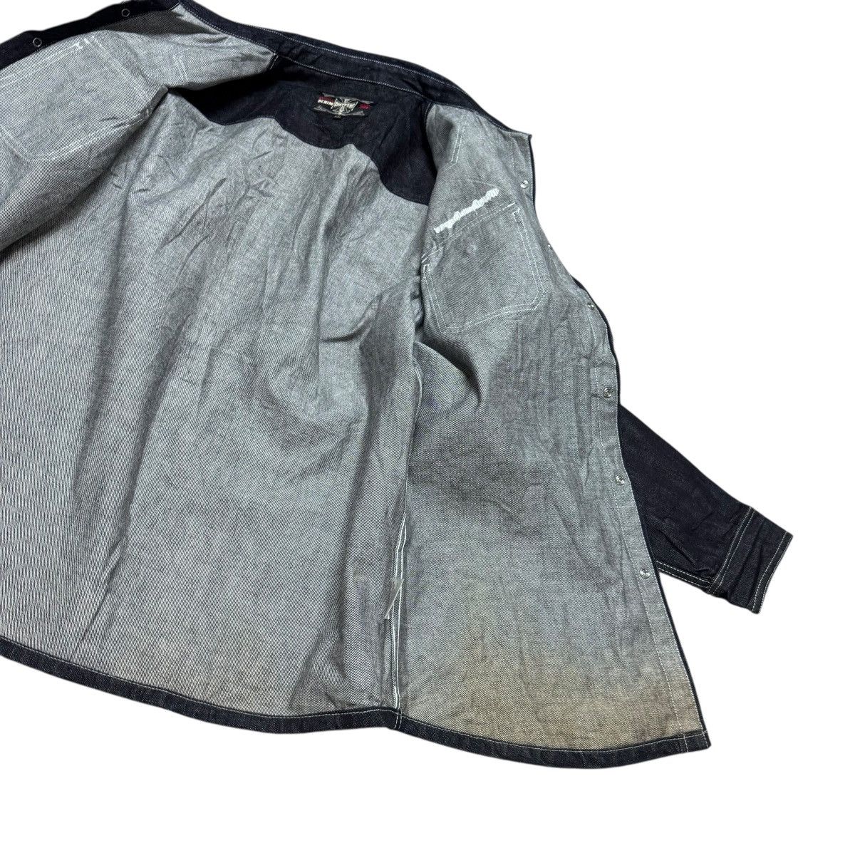 West Coast Choppers West Coast Choppers Pearl Snap Western Denim Shirt Heavy Size US XXL / EU 58 / 5 - 13 Thumbnail