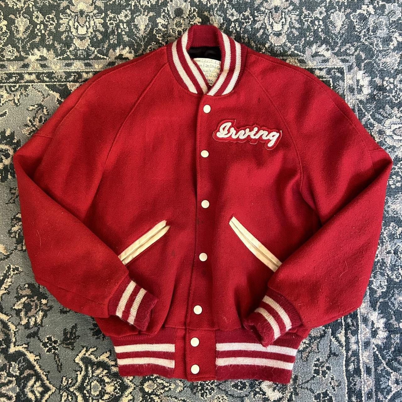 Vintage 1970s Varsity Jacket Size US S / EU 44-46 / 1 - 1 Thumbnail
