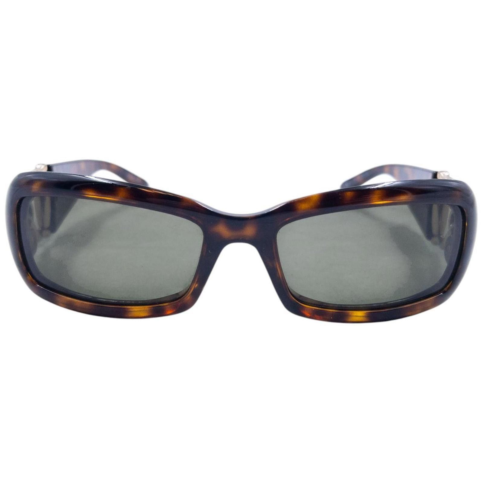 Gucci Vintage Gucci Horse Bit Tortoise Shell Sunglasses Size ONE SIZE - 2 Thumbnail