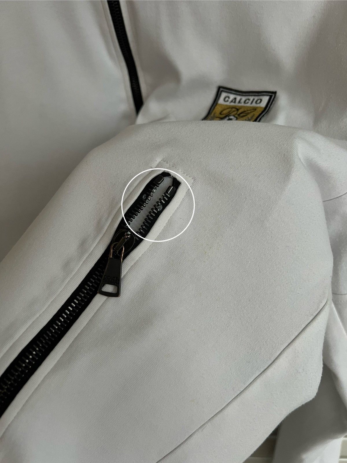 Dolce & Gabbana Dolce & Gabbana Calcio Zip Ninja Hoodie Mens Size 54 or M/L Size US L / EU 52-54 / 3 - 24 Thumbnail