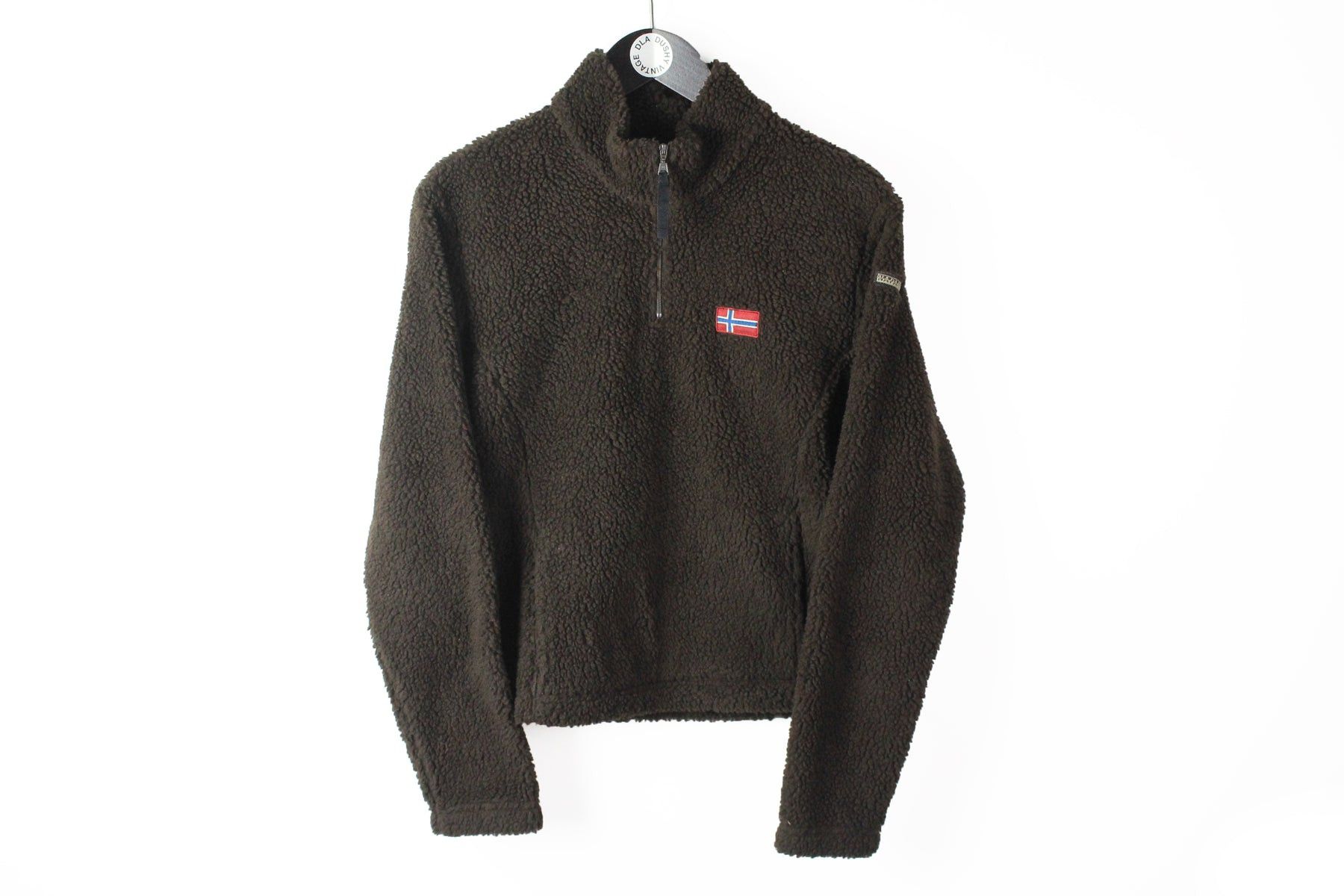 Napapijri Napapijri teddy Fleece 1/4 Zip Women's Large Size L / US 10 / IT 46 - 1 Thumbnail