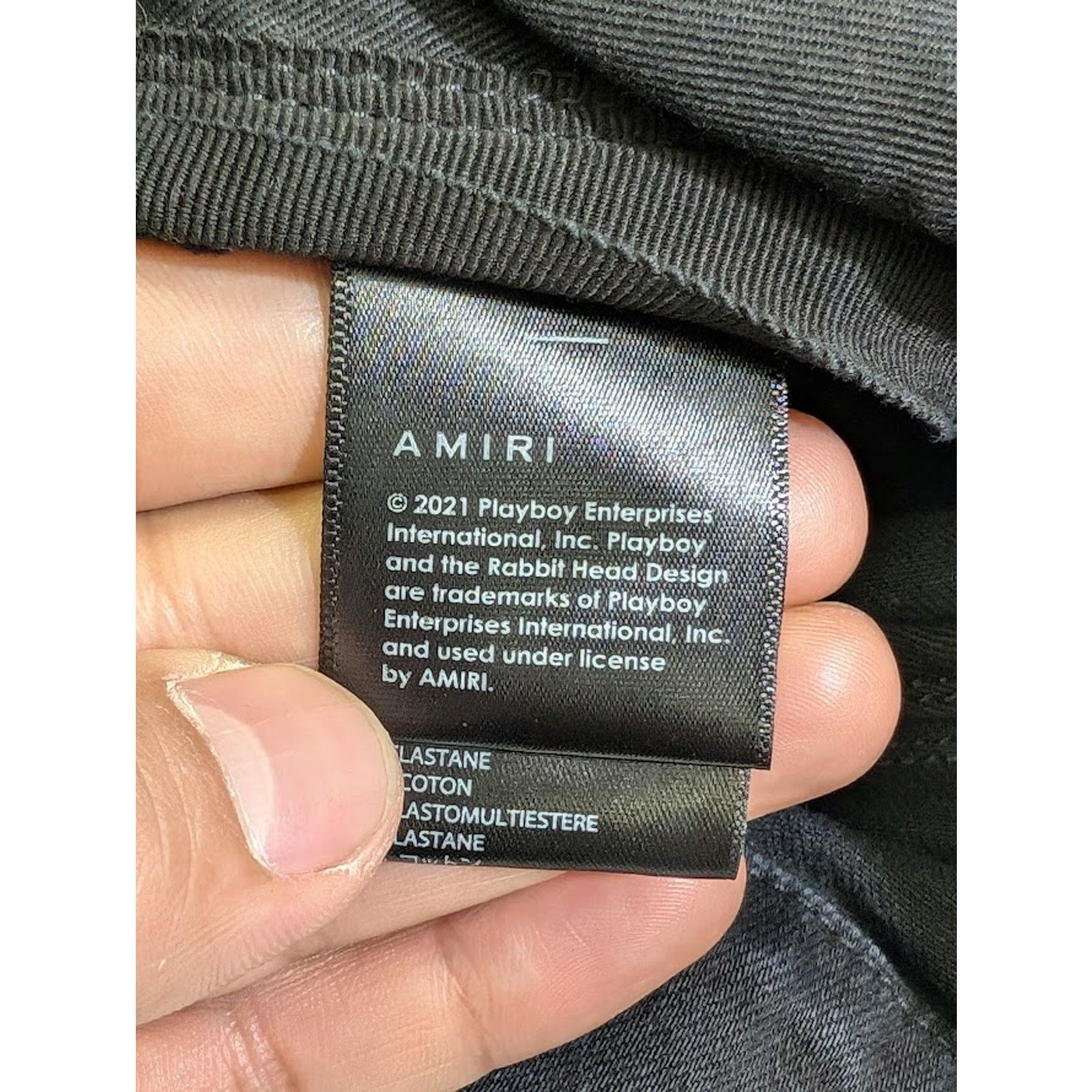 Amiri o1rshd1 Q:2 / Playboy Magazine Jean in Aged Black Size US 33 - 21 Thumbnail