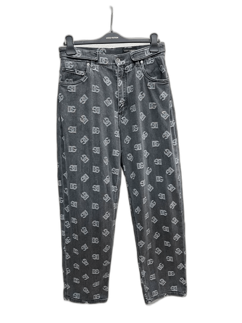 Dolce & Gabbana D&G Full Print Denim Pants Size 48 Size US 44 / EU 60 - 1 Thumbnail