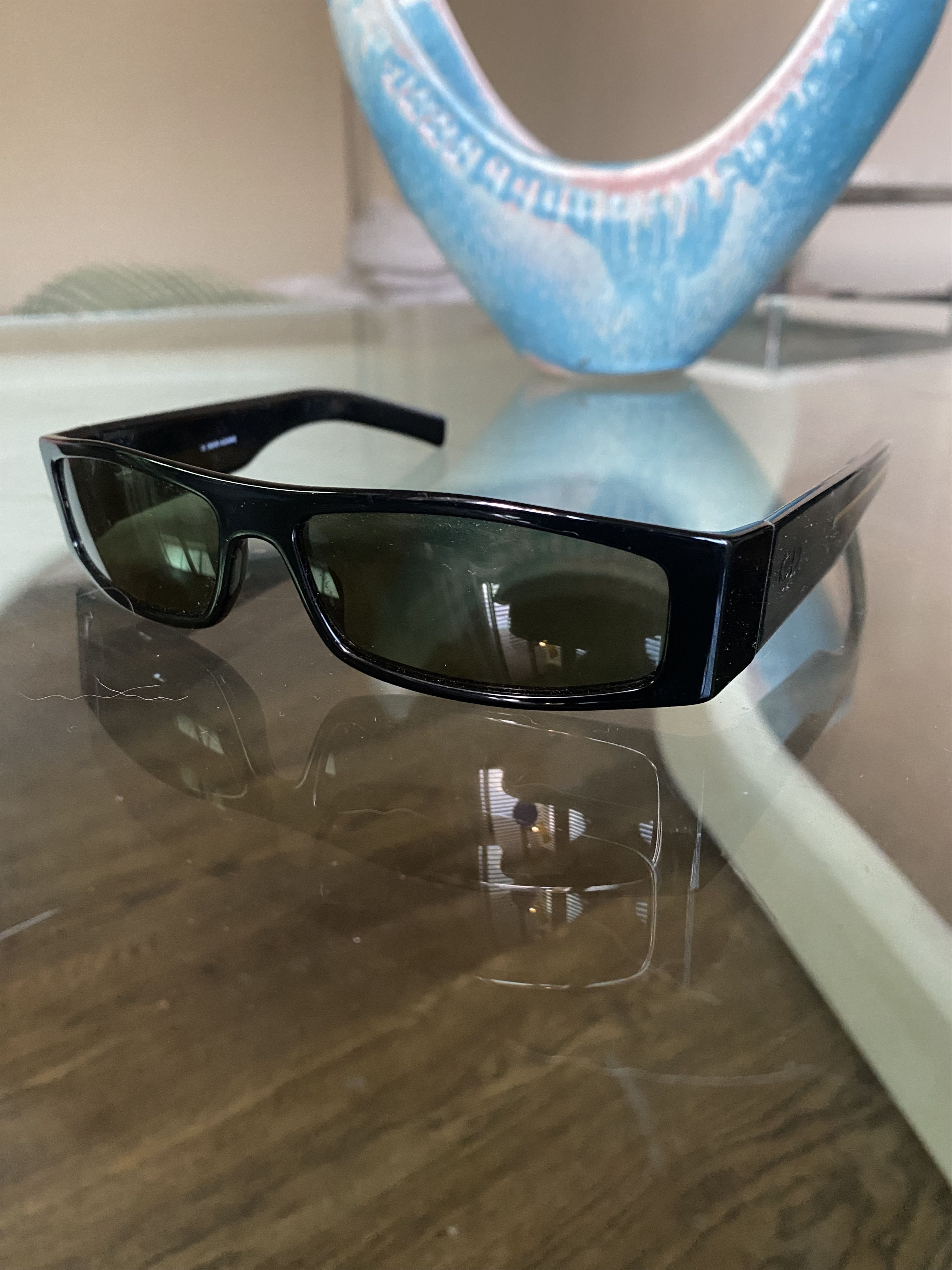 Dior × Hedi Slimane Dior Homme y2k sunglasses black tie 12/s 807bm slim Size ONE SIZE - 1 Thumbnail