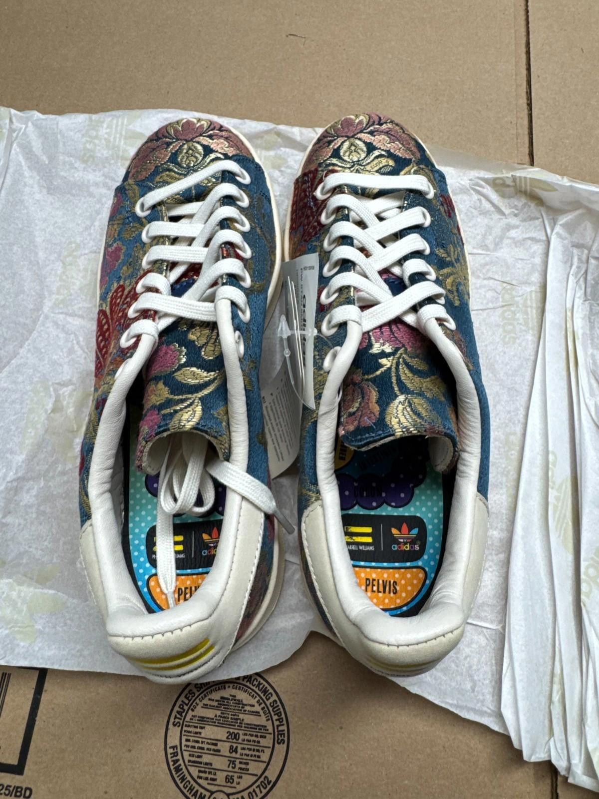 Adidas Adidas Pharrell Williams x Stan Smith Jacquard Size 5.5 Size US 5.5 / EU 38 - 2 Thumbnail
