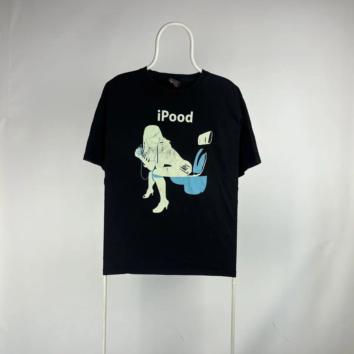 Apple Apple Ipood Tshirt y2k vintage humor tee 90s size Large Size US L / EU 52-54 / 3 - 1 Thumbnail