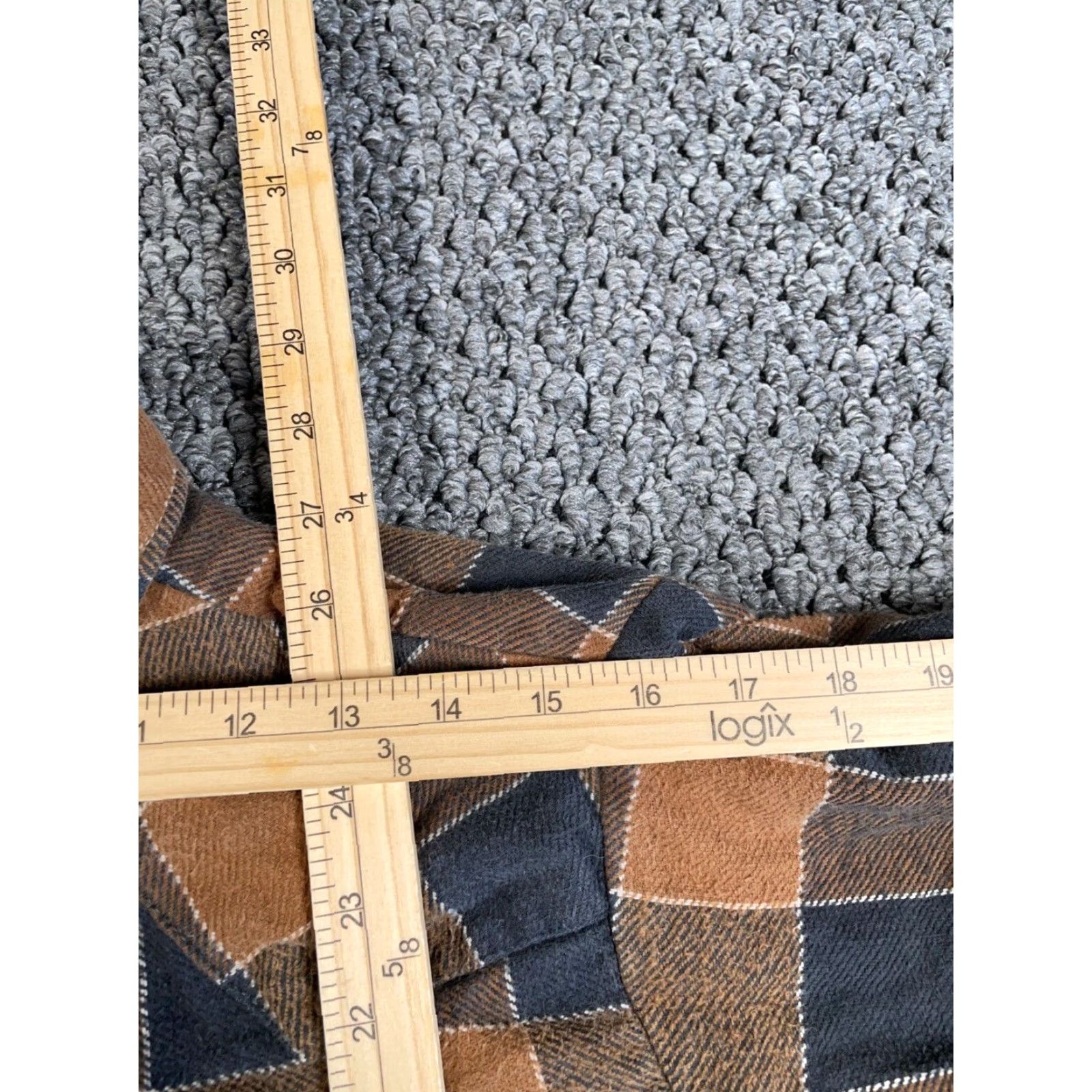Vintage VINTAGE Western Style Flannel Shirt Adult Large Brown Black Check Pearl Snap Size US L / EU 52-54 / 3 - 7 Thumbnail