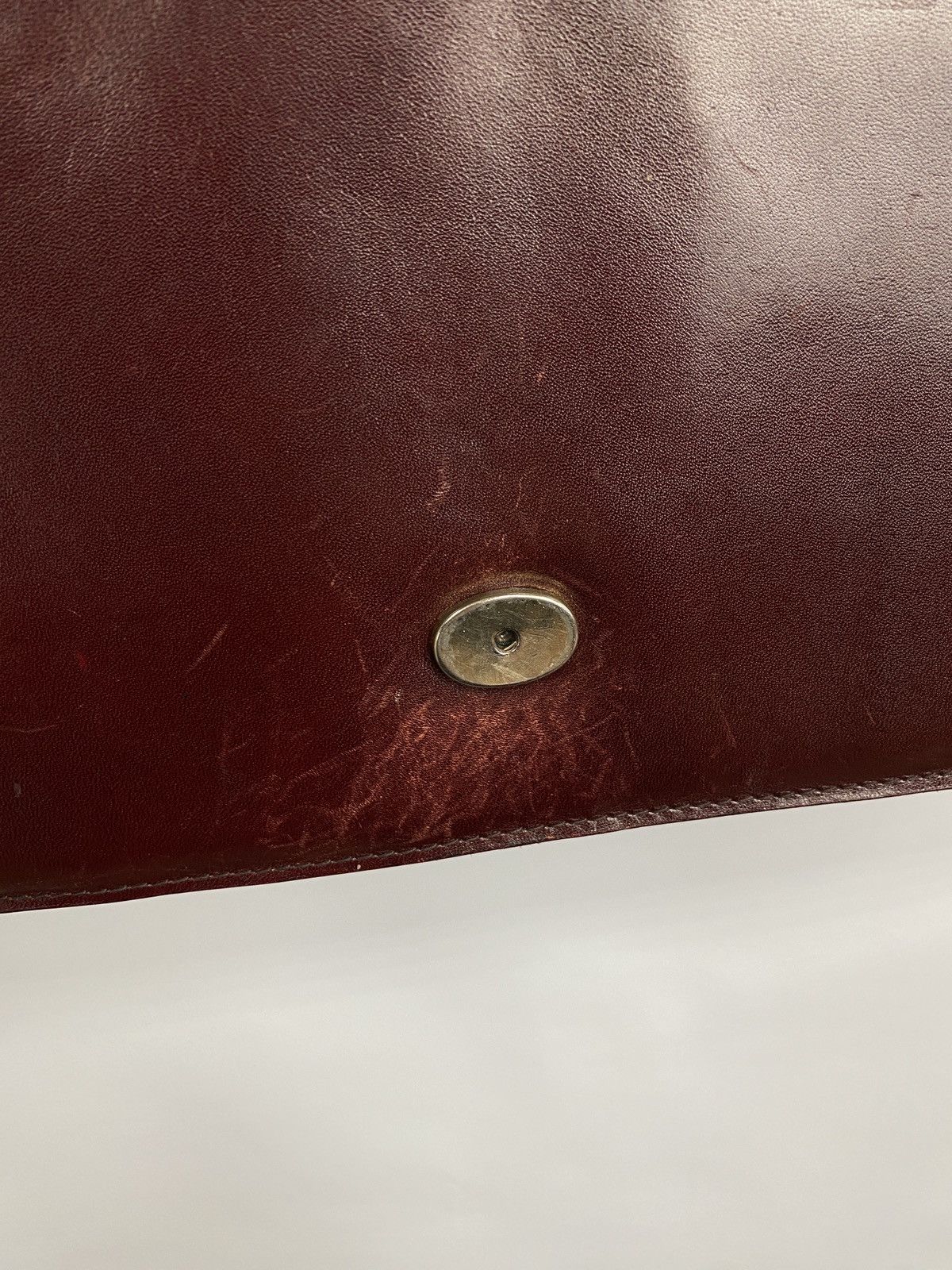 Gucci 🇮🇹 Vintage 1980 Gucci Leather Bag Rare Retro Hype Y2K Size ONE SIZE - 17 Thumbnail