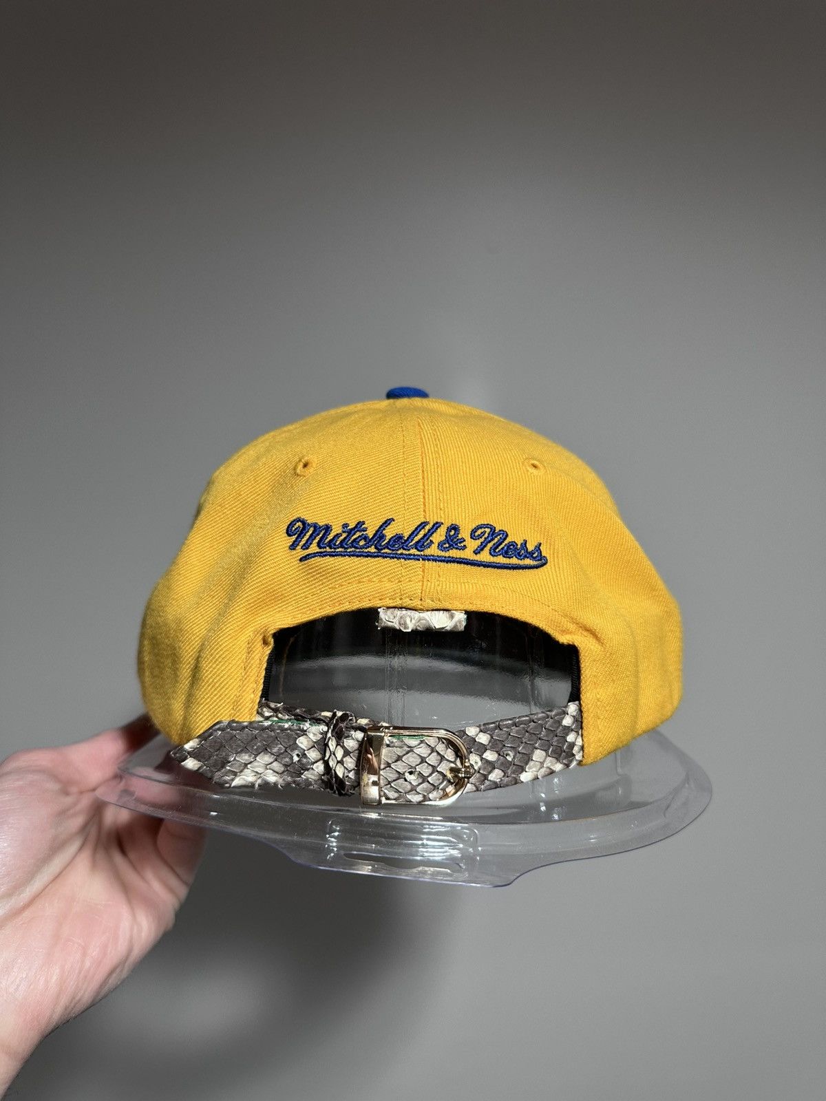 Just Don Just Don x Mitchell & Ness NHL St. Louis Blue Yellow Hat Size ONE SIZE - 9 Thumbnail