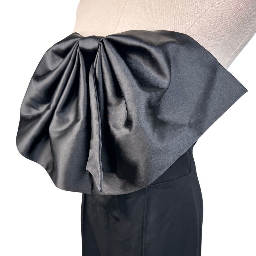 Fleur du Mal Fleur du Mal Bow Tie Jumpsuit black wool size 2 Size 26" / US 2 / IT 38 - 8 Thumbnail