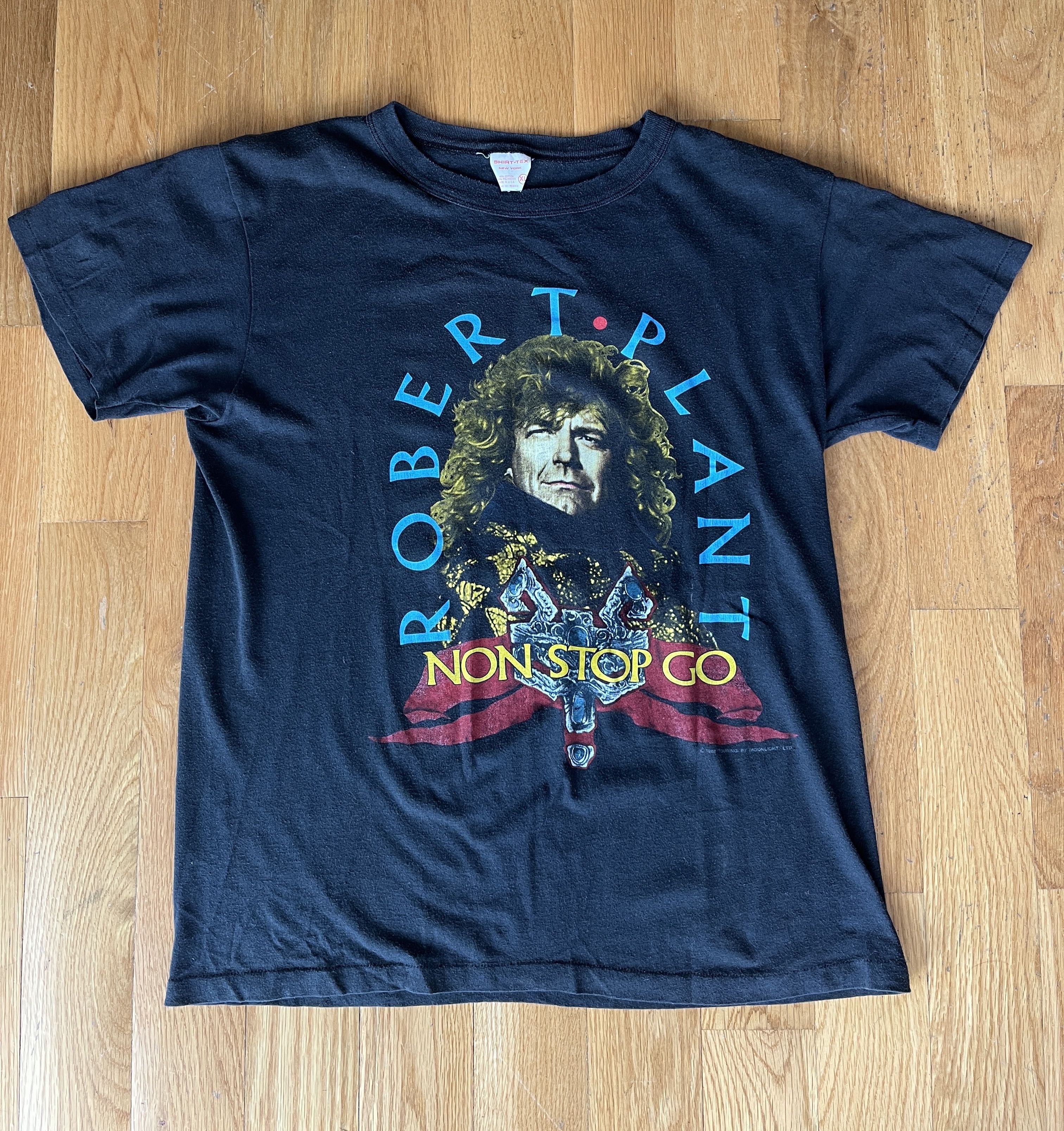 Band Tees Vintage 1988 Robert Plant Non Stop Tour Shirt Size US M / EU 48-50 / 2 - 1 Thumbnail