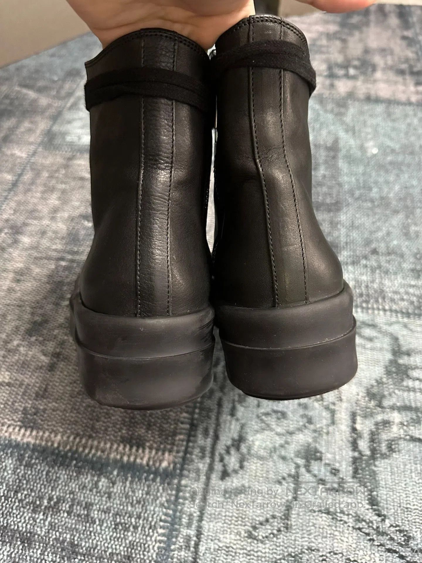 Rick Owens Rick Owens Main Line Black Thick Sole Boots. Size US 5 / IT 35 - 5 Thumbnail