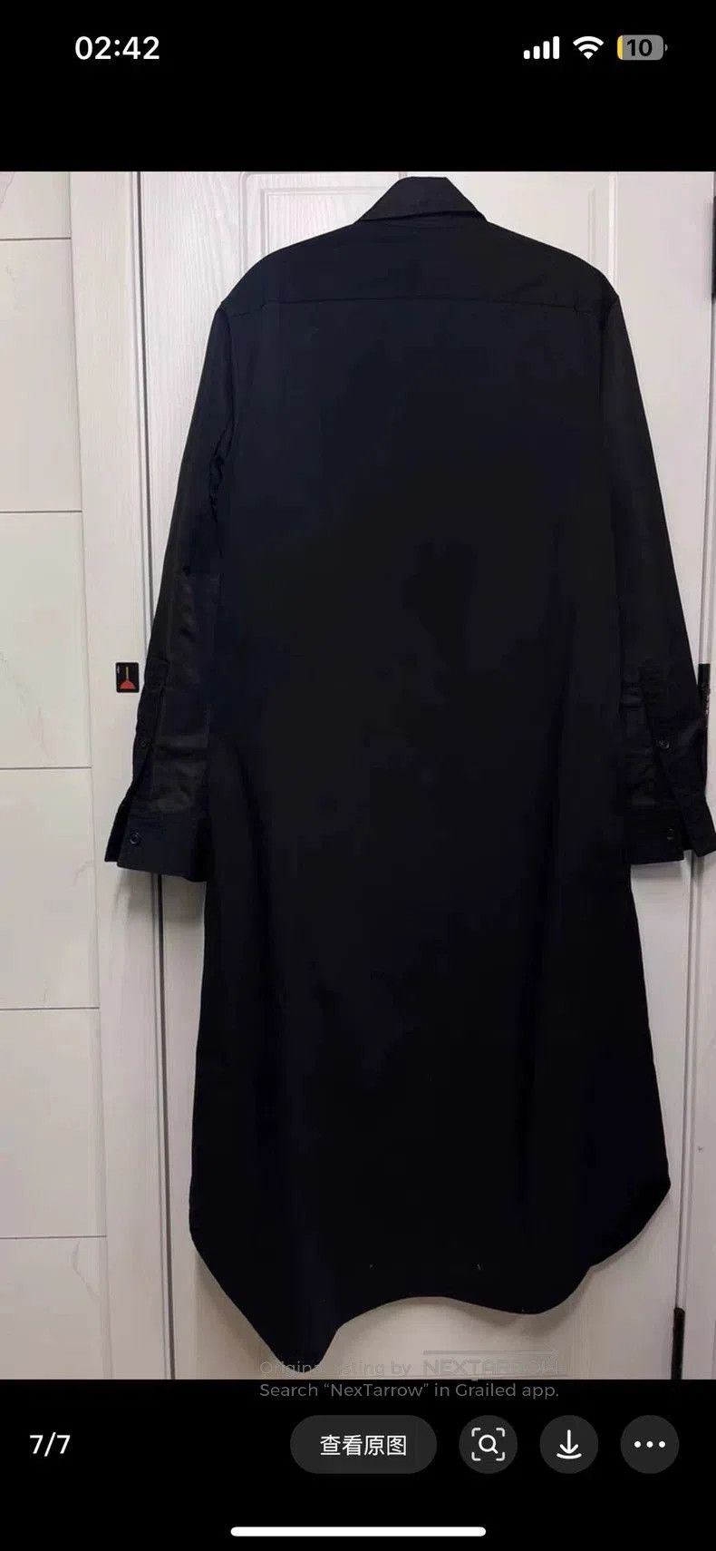 Yohji Yamamoto Yohji GroundY paneled long shirt trench coat. Size US M / EU 48-50 / 2 - 2 Thumbnail