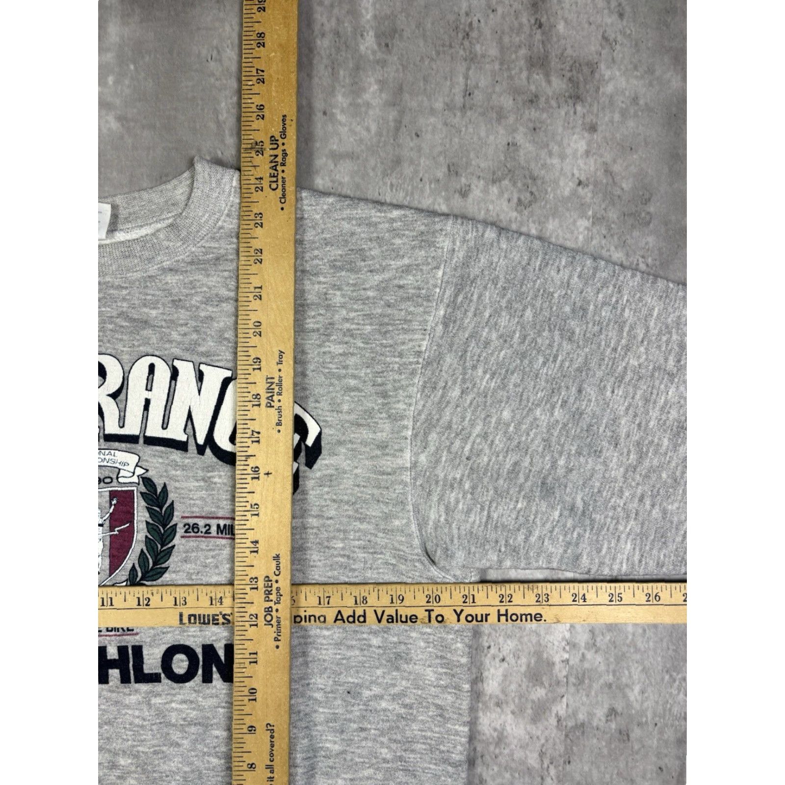 Hanes VINTAGE Hanes Sweatshirt Pullover 80s 90s Grey Cotton Fleece Graphic Print Logo Mock Collarless Men S Size S, Runs & Jogging … Size US S / EU 44-46 / 1 - 5 Thumbnail
