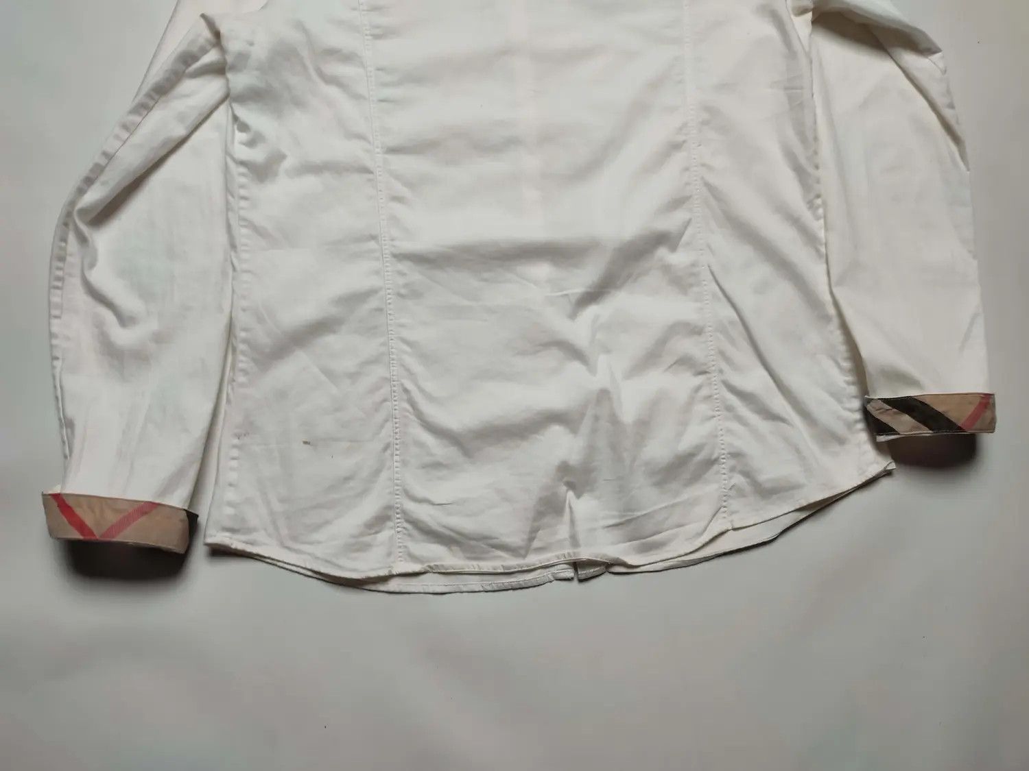 Burberry Burberry nova check neck white button shirt Size M / US 6-8 / IT 42-44 - 11 Thumbnail