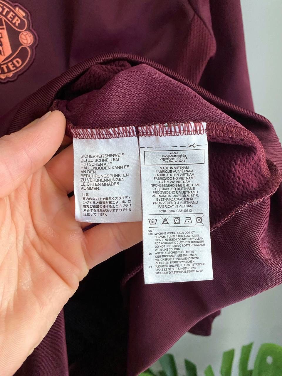 Adidas FC Manchester United 2020/2021 Training Travel Sweatshirt, M Size US M / EU 48-50 / 2 - 12 Thumbnail