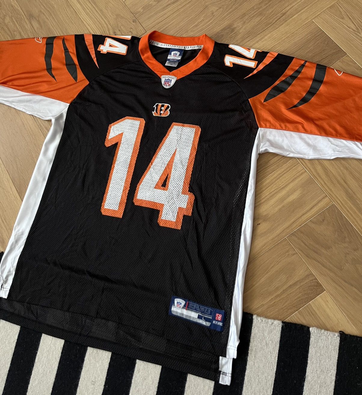 Reebok Vintage Andy Dalton Cincinnati Bengals #14 Reebok Jersey Size US L / EU 52-54 / 3 - 4 Thumbnail